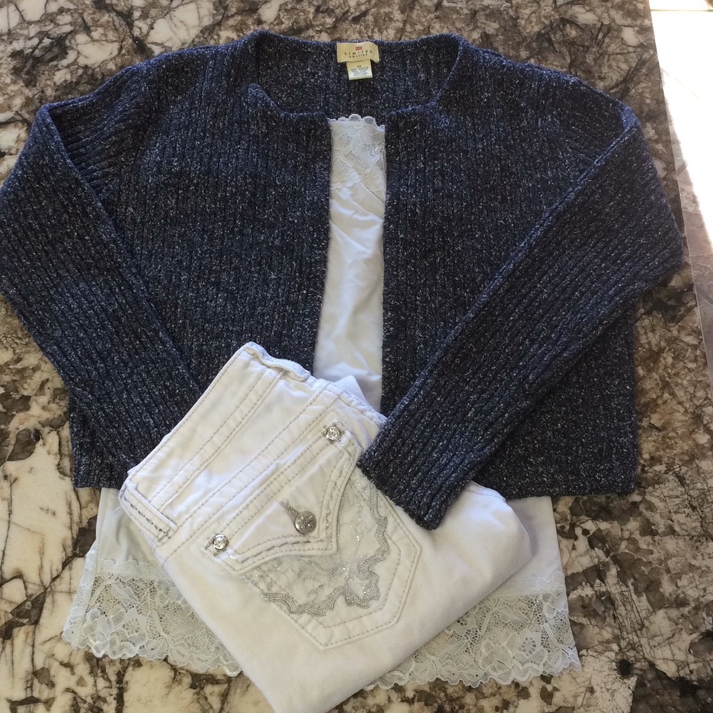 Limited America zippered sweater.